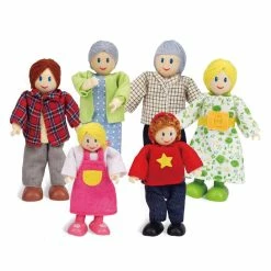 Best deal ???? Hape Caucasian Doll Family ????