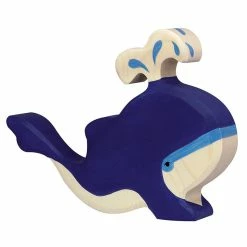 Brand new ???? Holztiger Blue Whale With Water Fountain ????