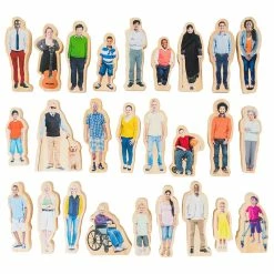 Ostheimer shop 4 Brand new ???? The Freckled Frog Everyone's Family Wooden People Set ????