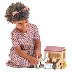 Top 10 ???? Tender Leaf Toys Horse Stables ???? -Ostheimer shop TL8165 3 800x800 crop center