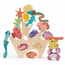 Cheapest ???? Tender Leaf Toys Stacking Coral Reef ⭐
