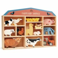 Deals ✨ Tender Leaf Toys Wooden Farm Animals With Display ❤️