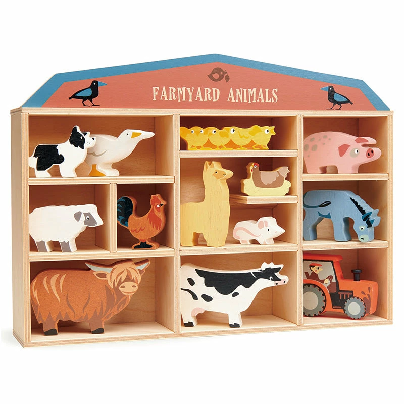 Deals ✨ Tender Leaf Toys Wooden Farm Animals With Display ❤️ 3 Deals ✨ Tender Leaf Toys Wooden Farm Animals With Display ❤️